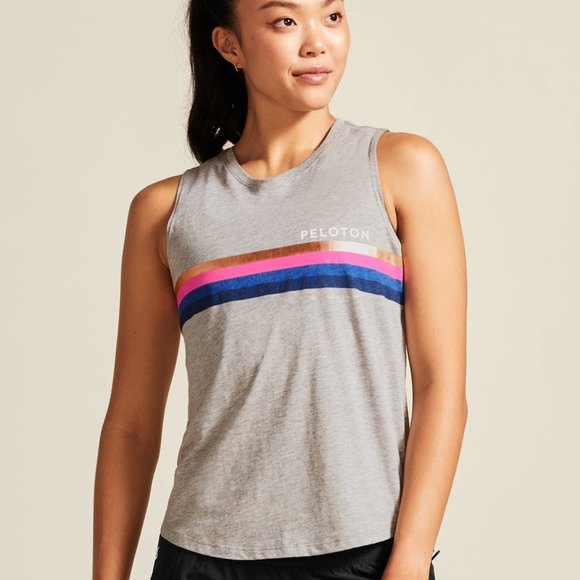 Spiritual Gangster Tops - SPIRITUAL GANGSTER Peloton Muscle Tank Top Large